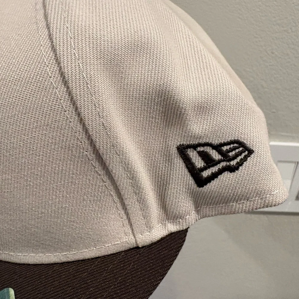 Cleveland Browns New Era Stone/Brown Sideline Historic 59FIFTY Fitted Hat 7 3/4